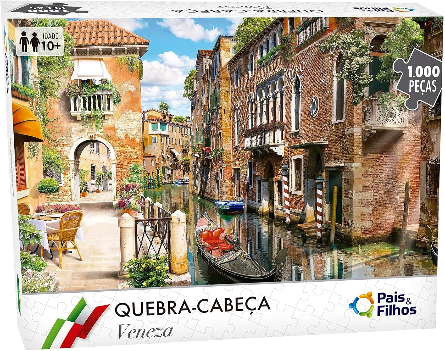 Pais & Filhos Quebra-Cabeça 1000 Peças - Veneza