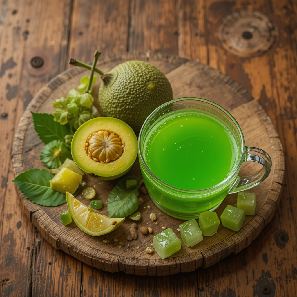Suco de Abacaxi com Couve